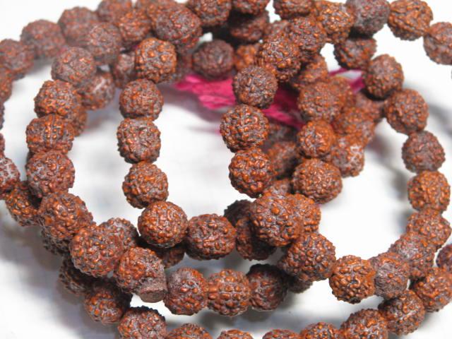 | TOKO-BEADS |AW200N-02 菩提樹ビーズ（連） 10mmとんぼ玉,ビーズ,トンボ玉,アジア,インド,エスニック,手作り,パーツ,アクセサリー