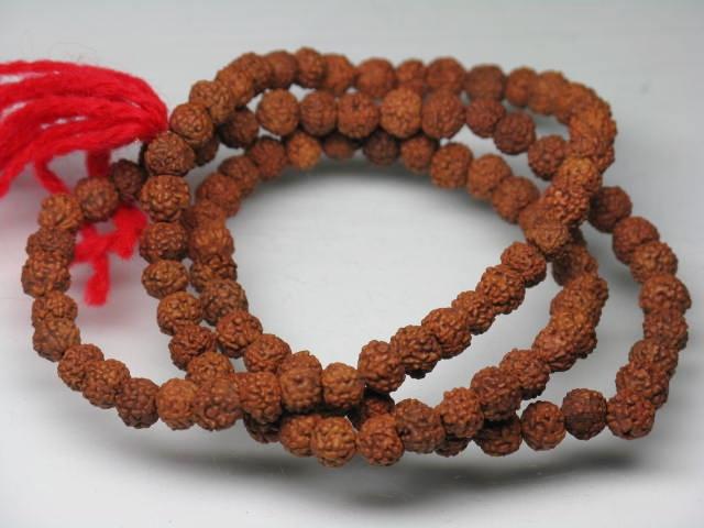 | TOKO-BEADS |AW200N-07 菩提樹ビーズ（連） 5.5mmとんぼ玉,ビーズ,トンボ玉,アジア,インド,エスニック,手作り,パーツ,アクセサリー