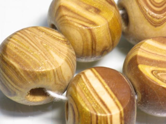 TOKO-BEADS AW205N-01 Wooden bead (strand) 21mm AW205N-01 ウッドビーズ（連） 21mm Asian bead & African bead  Handmade,Lampeork,bead,asia,india,ethnic,parts,accessory,beads とんぼ玉,ビーズ,トンボ玉,アジア,インド,エスニック,手作り,パーツ,アクセサリー