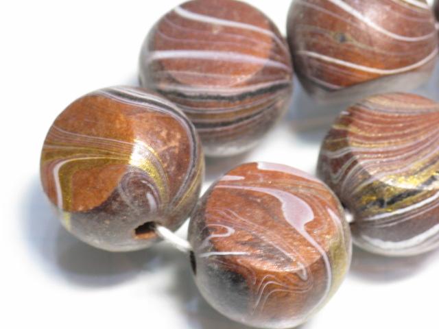 TOKO-BEADS AW205N-02 Wooden bead (strand) 21mm AW205N-02 ウッドビーズ（連） 21mm Asian bead & African bead  Handmade,Lampeork,bead,asia,india,ethnic,parts,accessory,beads とんぼ玉,ビーズ,トンボ玉,アジア,インド,エスニック,手作り,パーツ,アクセサリー