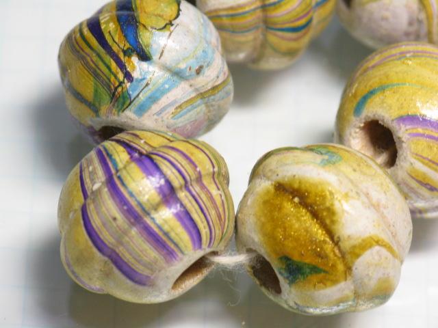 TOKO-BEADS AW206N-01 Wooden bead (strand) 19mm AW206N-01 ウッドビーズ（連） 19mm Asian bead & African bead  Handmade,Lampeork,bead,asia,india,ethnic,parts,accessory,beads とんぼ玉,ビーズ,トンボ玉,アジア,インド,エスニック,手作り,パーツ,アクセサリー