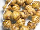 TOKO-BEADS AW206-02N Wooden bead (strand) 19mm AW206-02N ウッドビーズ（連） 19mm Asian bead & African bead  Handmade,Lampeork,bead,asia,india,ethnic,parts,accessory,beads とんぼ玉,ビーズ,トンボ玉,アジア,インド,エスニック,手作り,パーツ,アクセサリー