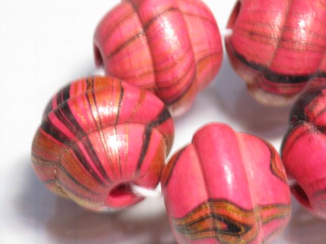 TOKO-BEADS AW206N-04 Wooden bead (strand) 19mm AW206N-04 ウッドビーズ（連） 19mm Asian bead & African bead  Handmade,Lampeork,bead,asia,india,ethnic,parts,accessory,beads とんぼ玉,ビーズ,トンボ玉,アジア,インド,エスニック,手作り,パーツ,アクセサリー