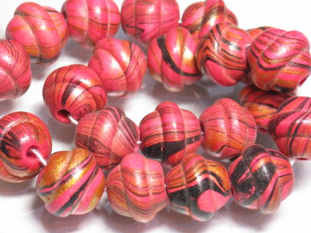 TOKO-BEADS AW206N-04 Wooden bead (strand) 19mm AW206N-04 ウッドビーズ（連） 19mm Asian bead & African bead  Handmade,Lampeork,bead,asia,india,ethnic,parts,accessory,beads とんぼ玉,ビーズ,トンボ玉,アジア,インド,エスニック,手作り,パーツ,アクセサリー