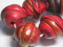TOKO-BEADS AW206-05N Wooden bead (strand) 19mm AW206-05N ウッドビーズ（連） 19mm Asian bead & African bead  Handmade,Lampeork,bead,asia,india,ethnic,parts,accessory,beads とんぼ玉,ビーズ,トンボ玉,アジア,インド,エスニック,手作り,パーツ,アクセサリー