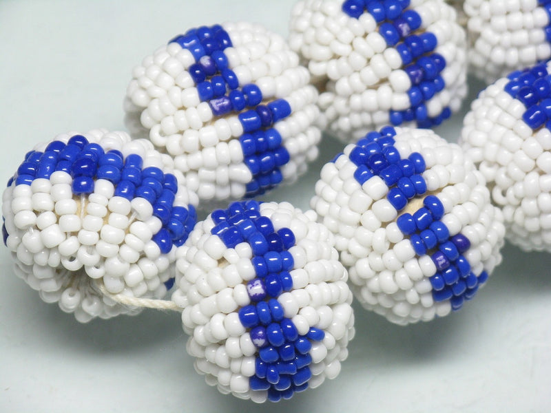 TOKO-BEADS AW213P-01 bead Ball (22pcs) 20mm AW213P-01 ビーズボール(22個パック) 20mm Asian bead & African bead  Handmade,Lampeork,bead,asia,india,ethnic,parts,accessory,beads とんぼ玉,ビーズ,トンボ玉,アジア,インド,エスニック,手作り,パーツ,アクセサリー