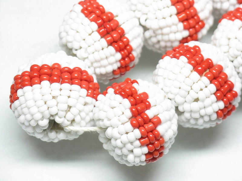 TOKO-BEADS AW213P-02 bead Ball (22pcs) 20mm AW213P-02 ビーズボール(22個パック) 20mm Asian bead & African bead  Handmade,Lampeork,bead,asia,india,ethnic,parts,accessory,beads とんぼ玉,ビーズ,トンボ玉,アジア,インド,エスニック,手作り,パーツ,アクセサリー