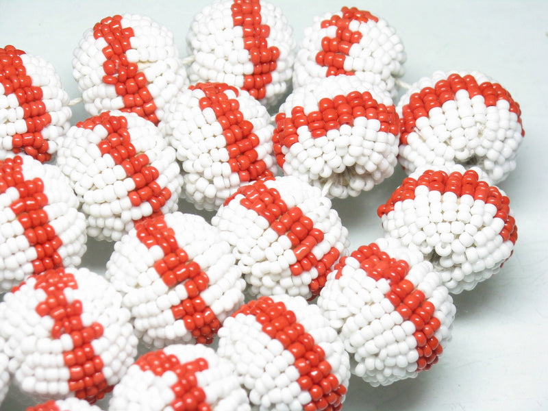 TOKO-BEADS AW213P-02 bead Ball (22pcs) 20mm AW213P-02 ビーズボール(22個パック) 20mm Asian bead & African bead  Handmade,Lampeork,bead,asia,india,ethnic,parts,accessory,beads とんぼ玉,ビーズ,トンボ玉,アジア,インド,エスニック,手作り,パーツ,アクセサリー