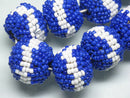 TOKO-BEADS AW213-03P bead Ball (22pcs) 20mm AW213-03P ビーズボール(22個パック) 20mm Asian bead & African bead  Handmade,Lampeork,bead,asia,india,ethnic,parts,accessory,beads とんぼ玉,ビーズ,トンボ玉,アジア,インド,エスニック,手作り,パーツ,アクセサリー