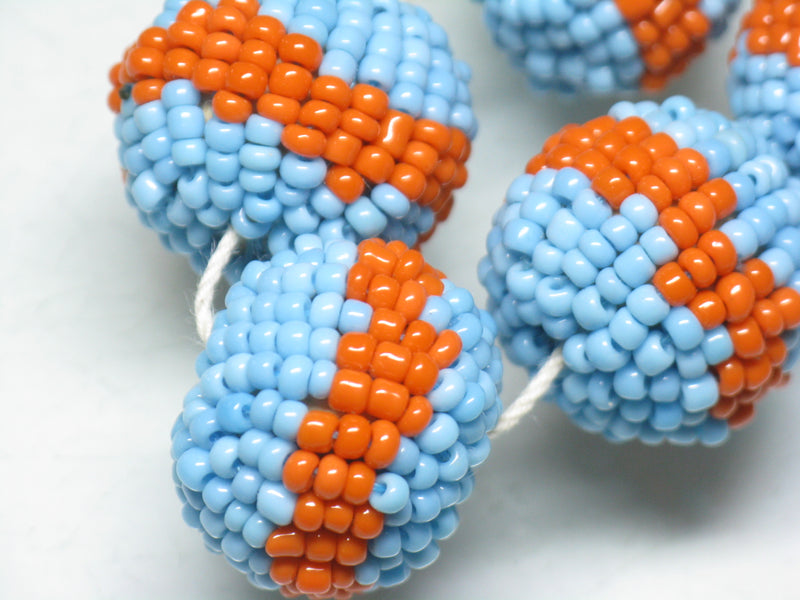 TOKO-BEADS AW213P-05 bead Ball (22pcs) 20mm AW213P-05 ビーズボール(22個パック) 20mm Asian bead & African bead  Handmade,Lampeork,bead,asia,india,ethnic,parts,accessory,beads とんぼ玉,ビーズ,トンボ玉,アジア,インド,エスニック,手作り,パーツ,アクセサリー