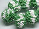 TOKO-BEADS AW213-06P bead Ball (22pcs) 20mm AW213-06P ビーズボール(22個パック) 20mm Asian bead & African bead  Handmade,Lampeork,bead,asia,india,ethnic,parts,accessory,beads とんぼ玉,ビーズ,トンボ玉,アジア,インド,エスニック,手作り,パーツ,アクセサリー