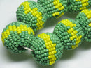 TOKO-BEADS AW213-07P bead Ball (22pcs) 20mm AW213-07P ビーズボール(22個パック) 20mm Asian bead & African bead  Handmade,Lampeork,bead,asia,india,ethnic,parts,accessory,beads とんぼ玉,ビーズ,トンボ玉,アジア,インド,エスニック,手作り,パーツ,アクセサリー