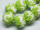 TOKO-BEADS AW213-08P bead Ball (22pcs) 20mm AW213-08P ビーズボール(22個パック) 20mm Asian bead & African bead  Handmade,Lampeork,bead,asia,india,ethnic,parts,accessory,beads とんぼ玉,ビーズ,トンボ玉,アジア,インド,エスニック,手作り,パーツ,アクセサリー