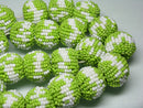 TOKO-BEADS AW213-08P bead Ball (22pcs) 20mm AW213-08P ビーズボール(22個パック) 20mm Asian bead & African bead  Handmade,Lampeork,bead,asia,india,ethnic,parts,accessory,beads とんぼ玉,ビーズ,トンボ玉,アジア,インド,エスニック,手作り,パーツ,アクセサリー
