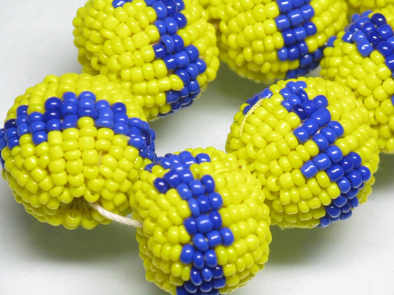 TOKO-BEADS AW213P-11 bead Ball (22pcs) 20mm AW213P-11 ビーズボール(22個パック) 20mm Asian bead & African bead  Handmade,Lampeork,bead,asia,india,ethnic,parts,accessory,beads とんぼ玉,ビーズ,トンボ玉,アジア,インド,エスニック,手作り,パーツ,アクセサリー