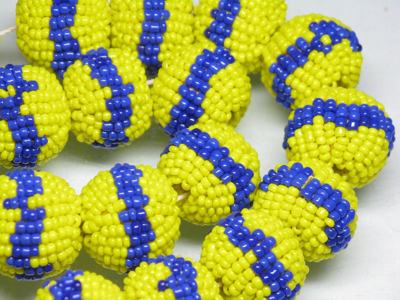 TOKO-BEADS AW213P-11 bead Ball (22pcs) 20mm AW213P-11 ビーズボール(22個パック) 20mm Asian bead & African bead  Handmade,Lampeork,bead,asia,india,ethnic,parts,accessory,beads とんぼ玉,ビーズ,トンボ玉,アジア,インド,エスニック,手作り,パーツ,アクセサリー