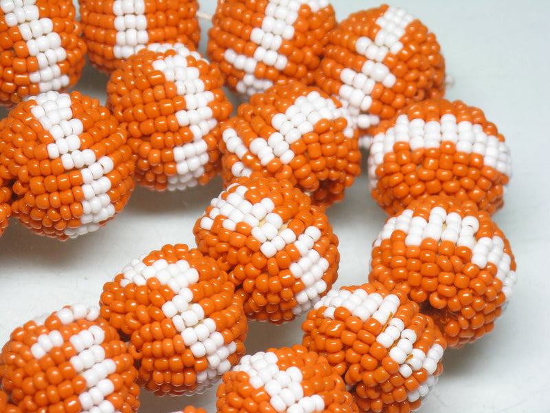 TOKO-BEADS AW213-13P bead Ball (22pcs) 20mm AW213-13P ビーズボール(22個パック) 20mm Asian bead & African bead  Handmade,Lampeork,bead,asia,india,ethnic,parts,accessory,beads とんぼ玉,ビーズ,トンボ玉,アジア,インド,エスニック,手作り,パーツ,アクセサリー