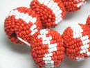 TOKO-BEADS AW213-15P bead Ball (22pcs) 20mm AW213-15P ビーズボール(22個パック) 20mm Asian bead & African bead  Handmade,Lampeork,bead,asia,india,ethnic,parts,accessory,beads とんぼ玉,ビーズ,トンボ玉,アジア,インド,エスニック,手作り,パーツ,アクセサリー