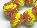 TOKO-BEADS AW213-16P bead Ball (22pcs) 20mm AW213-16P ビーズボール(22個パック) 20mm Asian bead & African bead  Handmade,Lampeork,bead,asia,india,ethnic,parts,accessory,beads とんぼ玉,ビーズ,トンボ玉,アジア,インド,エスニック,手作り,パーツ,アクセサリー