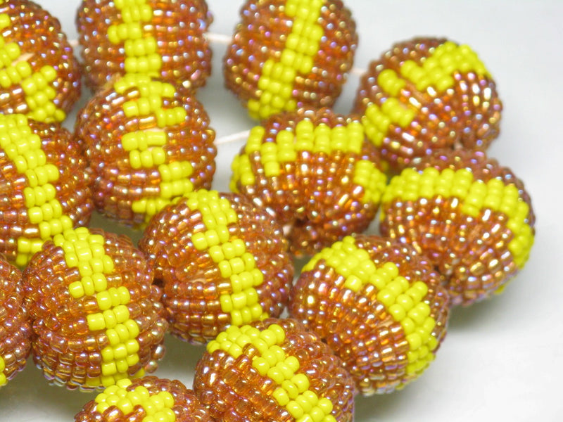TOKO-BEADS AW213P-16 bead Ball (22pcs) 20mm AW213P-16 ビーズボール(22個パック) 20mm Asian bead & African bead  Handmade,Lampeork,bead,asia,india,ethnic,parts,accessory,beads とんぼ玉,ビーズ,トンボ玉,アジア,インド,エスニック,手作り,パーツ,アクセサリー