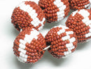 TOKO-BEADS AW213-17P bead Ball (22pcs) 20mm AW213-17P ビーズボール(22個パック) 20mm Asian bead & African bead  Handmade,Lampeork,bead,asia,india,ethnic,parts,accessory,beads とんぼ玉,ビーズ,トンボ玉,アジア,インド,エスニック,手作り,パーツ,アクセサリー