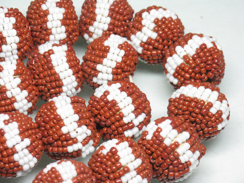 TOKO-BEADS AW213P-17 bead Ball (22pcs) 20mm AW213P-17 ビーズボール(22個パック) 20mm Asian bead & African bead  Handmade,Lampeork,bead,asia,india,ethnic,parts,accessory,beads とんぼ玉,ビーズ,トンボ玉,アジア,インド,エスニック,手作り,パーツ,アクセサリー