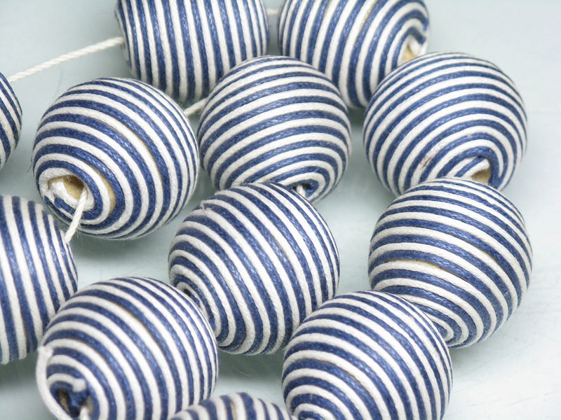 TOKO-BEADS AW215-02P Cotton Ball (22pcs) 23mm AW215-02P コットンボール(22個パック) 23mm Asian bead & African bead  Handmade,Lampeork,bead,asia,india,ethnic,parts,accessory,beads とんぼ玉,ビーズ,トンボ玉,アジア,インド,エスニック,手作り,パーツ,アクセサリー