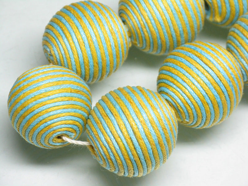 TOKO-BEADS AW215-03P Cotton Ball (22pcs) 23mm AW215-03P コットンボール(22個パック) 23mm Asian bead & African bead  Handmade,Lampeork,bead,asia,india,ethnic,parts,accessory,beads とんぼ玉,ビーズ,トンボ玉,アジア,インド,エスニック,手作り,パーツ,アクセサリー