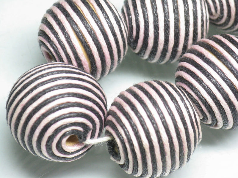 TOKO-BEADS AW215-06P Cotton Ball (22pcs) 23mm AW215-06P コットンボール(22個パック) 23mm Asian bead & African bead  Handmade,Lampeork,bead,asia,india,ethnic,parts,accessory,beads とんぼ玉,ビーズ,トンボ玉,アジア,インド,エスニック,手作り,パーツ,アクセサリー