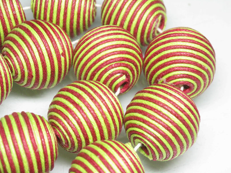 TOKO-BEADS AW215-07P Cotton Ball (22pcs) 23mm AW215-07P コットンボール(22個パック) 23mm Asian bead & African bead  Handmade,Lampeork,bead,asia,india,ethnic,parts,accessory,beads とんぼ玉,ビーズ,トンボ玉,アジア,インド,エスニック,手作り,パーツ,アクセサリー