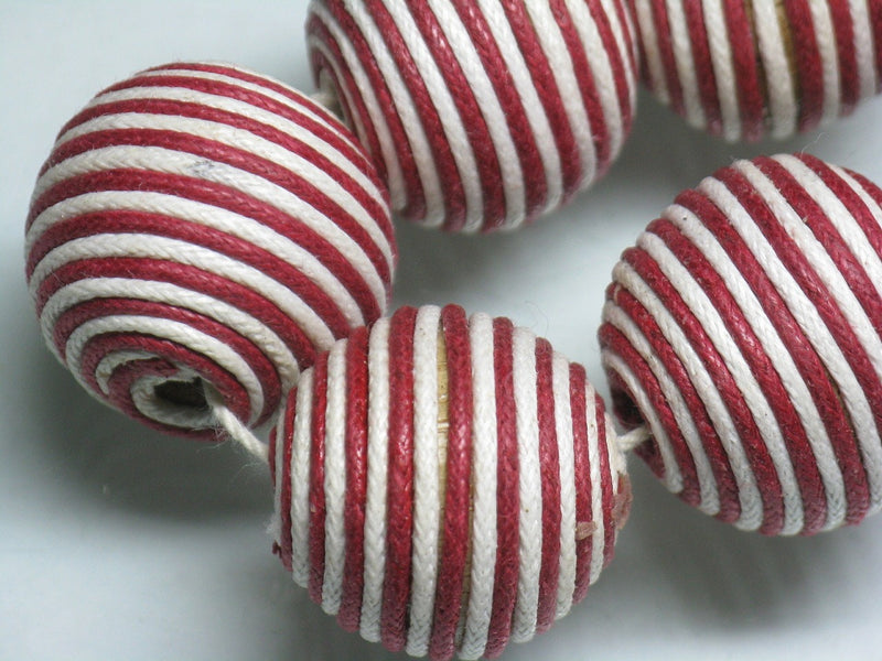 TOKO-BEADS AW215-09P Cotton Ball (22pcs) 23mm AW215-09P コットンボール(22個パック) 23mm Asian bead & African bead  Handmade,Lampeork,bead,asia,india,ethnic,parts,accessory,beads とんぼ玉,ビーズ,トンボ玉,アジア,インド,エスニック,手作り,パーツ,アクセサリー