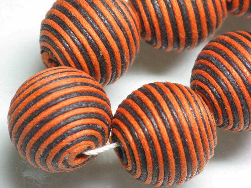 TOKO-BEADS AW215-11P Cotton Ball (22pcs) 23mm AW215-11P コットンボール(22個パック) 23mm Asian bead & African bead  Handmade,Lampeork,bead,asia,india,ethnic,parts,accessory,beads とんぼ玉,ビーズ,トンボ玉,アジア,インド,エスニック,手作り,パーツ,アクセサリー