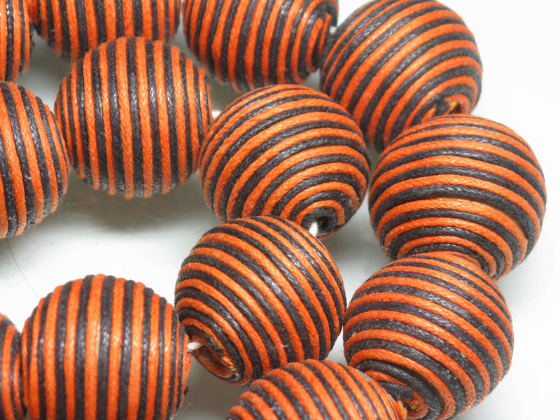 TOKO-BEADS AW215-11P Cotton Ball (22pcs) 23mm AW215-11P コットンボール(22個パック) 23mm Asian bead & African bead  Handmade,Lampeork,bead,asia,india,ethnic,parts,accessory,beads とんぼ玉,ビーズ,トンボ玉,アジア,インド,エスニック,手作り,パーツ,アクセサリー