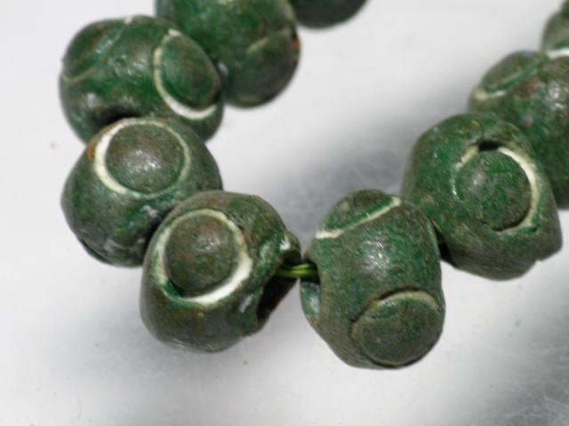 TOKO-BEADS AZ123-19N Clay bead (strand) 9mm AZ123-19N クレイビーズ（連） 9mm Asian bead & African bead  Handmade,Lampeork,bead,asia,india,ethnic,parts,accessory,beads とんぼ玉,ビーズ,トンボ玉,アジア,インド,エスニック,手作り,パーツ,アクセサリー