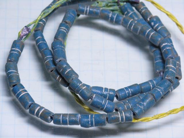 | TOKO-BEADS |AZ123N-42 クレイビーズ（連） 4.5mmとんぼ玉,ビーズ,トンボ玉,アジア,インド,エスニック,手作り,パーツ,アクセサリー