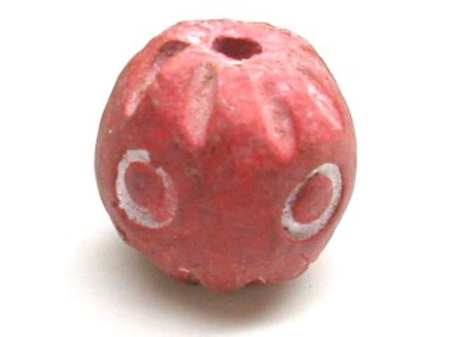 TOKO-BEADS AZ124-11 Clay bead 17mm AZ124-11 クレイビーズ 17mm Asian bead & African bead  Handmade,Lampeork,bead,asia,india,ethnic,parts,accessory,beads とんぼ玉,ビーズ,トンボ玉,アジア,インド,エスニック,手作り,パーツ,アクセサリー