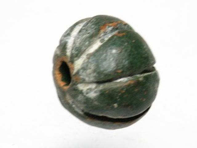 TOKO-BEADS AZ125-19 Antique Clay bead 16mm AZ125-19 アンティーククレイビーズ 16mm Asian bead & African bead  Handmade,Lampeork,bead,asia,india,ethnic,parts,accessory,beads とんぼ玉,ビーズ,トンボ玉,アジア,インド,エスニック,手作り,パーツ,アクセサリー