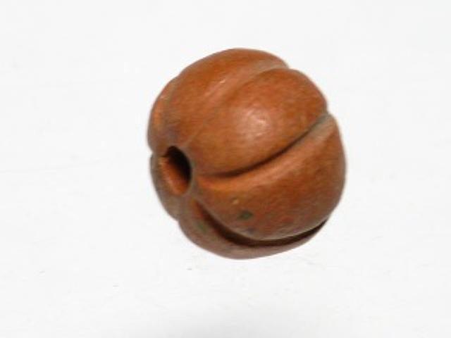 TOKO-BEADS AZ125-24 Antique Clay bead 11.5mm AZ125-24 アンティーククレイビーズ 11.5mm Asian bead & African bead  Handmade,Lampeork,bead,asia,india,ethnic,parts,accessory,beads とんぼ玉,ビーズ,トンボ玉,アジア,インド,エスニック,手作り,パーツ,アクセサリー
