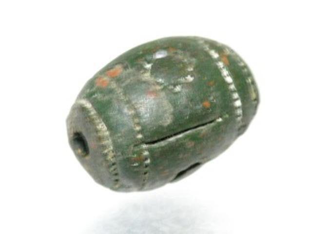 TOKO-BEADS AZ125-34 Antique Clay bead 14mm AZ125-34 アンティーククレイビーズ 14mm Asian bead & African bead  Handmade,Lampeork,bead,asia,india,ethnic,parts,accessory,beads とんぼ玉,ビーズ,トンボ玉,アジア,インド,エスニック,手作り,パーツ,アクセサリー