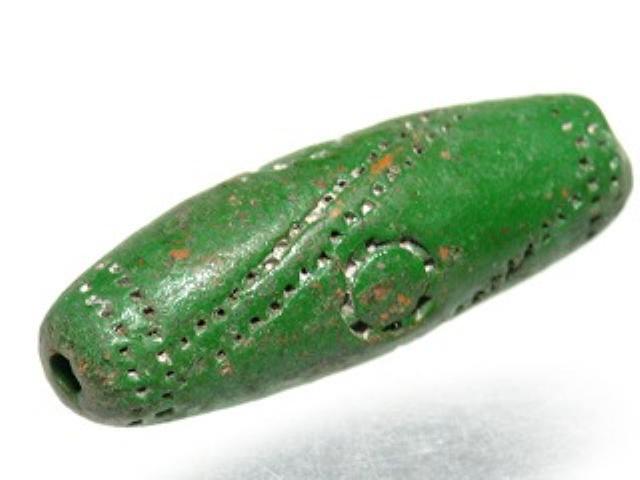 TOKO-BEADS AZ125-36 Antique Clay bead 12mm AZ125-36 アンティーククレイビーズ 12mm Asian bead & African bead  Handmade,Lampeork,bead,asia,india,ethnic,parts,accessory,beads とんぼ玉,ビーズ,トンボ玉,アジア,インド,エスニック,手作り,パーツ,アクセサリー