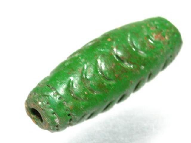 TOKO-BEADS AZ125-37 Antique Clay bead 12mm AZ125-37 アンティーククレイビーズ 12mm Asian bead & African bead  Handmade,Lampeork,bead,asia,india,ethnic,parts,accessory,beads とんぼ玉,ビーズ,トンボ玉,アジア,インド,エスニック,手作り,パーツ,アクセサリー