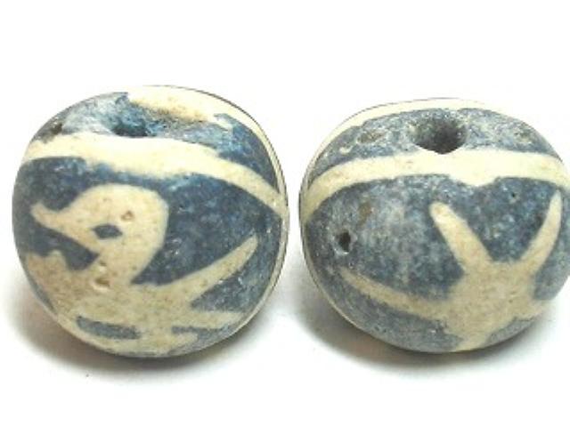 TOKO-BEADS AZ126-04 Stone bead 16mm AZ126-04 ストーンビーズ 16mm Asian bead & African bead  Handmade,Lampeork,bead,asia,india,ethnic,parts,accessory,beads とんぼ玉,ビーズ,トンボ玉,アジア,インド,エスニック,手作り,パーツ,アクセサリー
