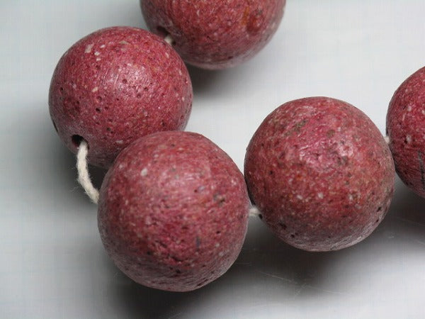 TOKO-BEADS AZ132N-09 Red Copal bead(Strand) 20~22mm AZ132N-09 赤さんごビーズ（連） 20~22mm Asian bead & African bead  Handmade,Lampeork,bead,asia,india,ethnic,parts,accessory,beads とんぼ玉,ビーズ,トンボ玉,アジア,インド,エスニック,手作り,パーツ,アクセサリー
