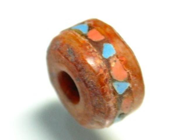 TOKO-BEADS AZ134-49 Antique Clay bead 11mm AZ134-49 アンティーククレイビーズ 11mm Asian bead & African bead  Handmade,Lampeork,bead,asia,india,ethnic,parts,accessory,beads とんぼ玉,ビーズ,トンボ玉,アジア,インド,エスニック,手作り,パーツ,アクセサリー