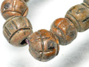 TOKO-BEADS AZ134-01N Clay bead (strand) 9mm AZ134-01N クレイビーズ（連） 9mm Asian bead & African bead  Handmade,Lampeork,bead,asia,india,ethnic,parts,accessory,beads とんぼ玉,ビーズ,トンボ玉,アジア,インド,エスニック,手作り,パーツ,アクセサリー