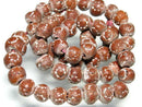 TOKO-BEADS AZ134-05N Clay bead (strand) 9~11mm AZ134-05N クレイビーズ（連） 9~11mm Asian bead & African bead  Handmade,Lampeork,bead,asia,india,ethnic,parts,accessory,beads とんぼ玉,ビーズ,トンボ玉,アジア,インド,エスニック,手作り,パーツ,アクセサリー