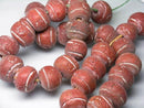 TOKO-BEADS AZ134-17N Clay bead (strand) 16~18mm AZ134-17N クレイビーズ（連） 16~18mm Asian bead & African bead  Handmade,Lampeork,bead,asia,india,ethnic,parts,accessory,beads とんぼ玉,ビーズ,トンボ玉,アジア,インド,エスニック,手作り,パーツ,アクセサリー