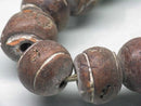 TOKO-BEADS AZ134-18N Clay bead (strand) 16~18mm AZ134-18N クレイビーズ（連） 16~18mm Asian bead & African bead  Handmade,Lampeork,bead,asia,india,ethnic,parts,accessory,beads とんぼ玉,ビーズ,トンボ玉,アジア,インド,エスニック,手作り,パーツ,アクセサリー