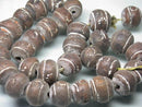 TOKO-BEADS AZ134-18N Clay bead (strand) 16~18mm AZ134-18N クレイビーズ（連） 16~18mm Asian bead & African bead  Handmade,Lampeork,bead,asia,india,ethnic,parts,accessory,beads とんぼ玉,ビーズ,トンボ玉,アジア,インド,エスニック,手作り,パーツ,アクセサリー