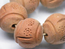 TOKO-BEADS AZ134-22N Clay bead (strand) 22mm AZ134-22N クレイビーズ（連） 22mm Asian bead & African bead  Handmade,Lampeork,bead,asia,india,ethnic,parts,accessory,beads とんぼ玉,ビーズ,トンボ玉,アジア,インド,エスニック,手作り,パーツ,アクセサリー